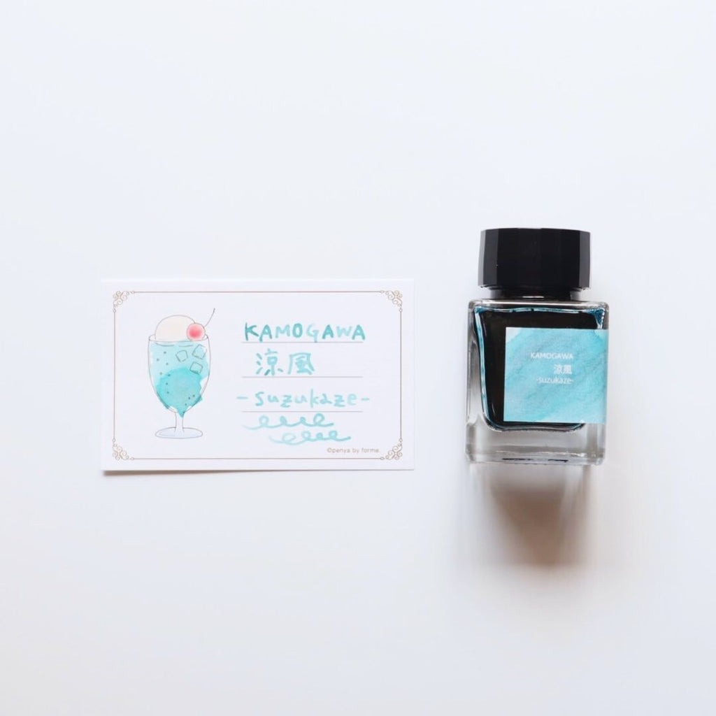 【penya by forme】Cartridge Ink 30ml- KAMOGAWA Ryoufu-suzukaze (Cool Breeze)