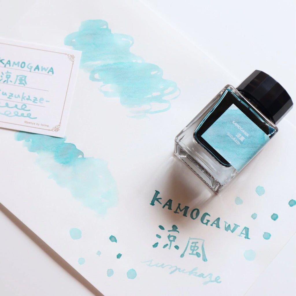 【penya by forme】Cartridge Ink 30ml- KAMOGAWA Ryoufu-suzukaze (Cool Breeze)