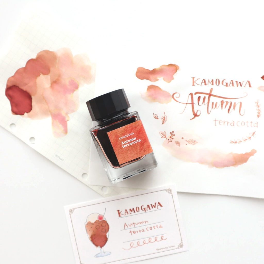 Cartridge Ink 30ml- KAMOGAWA Autumn Terra Cotta