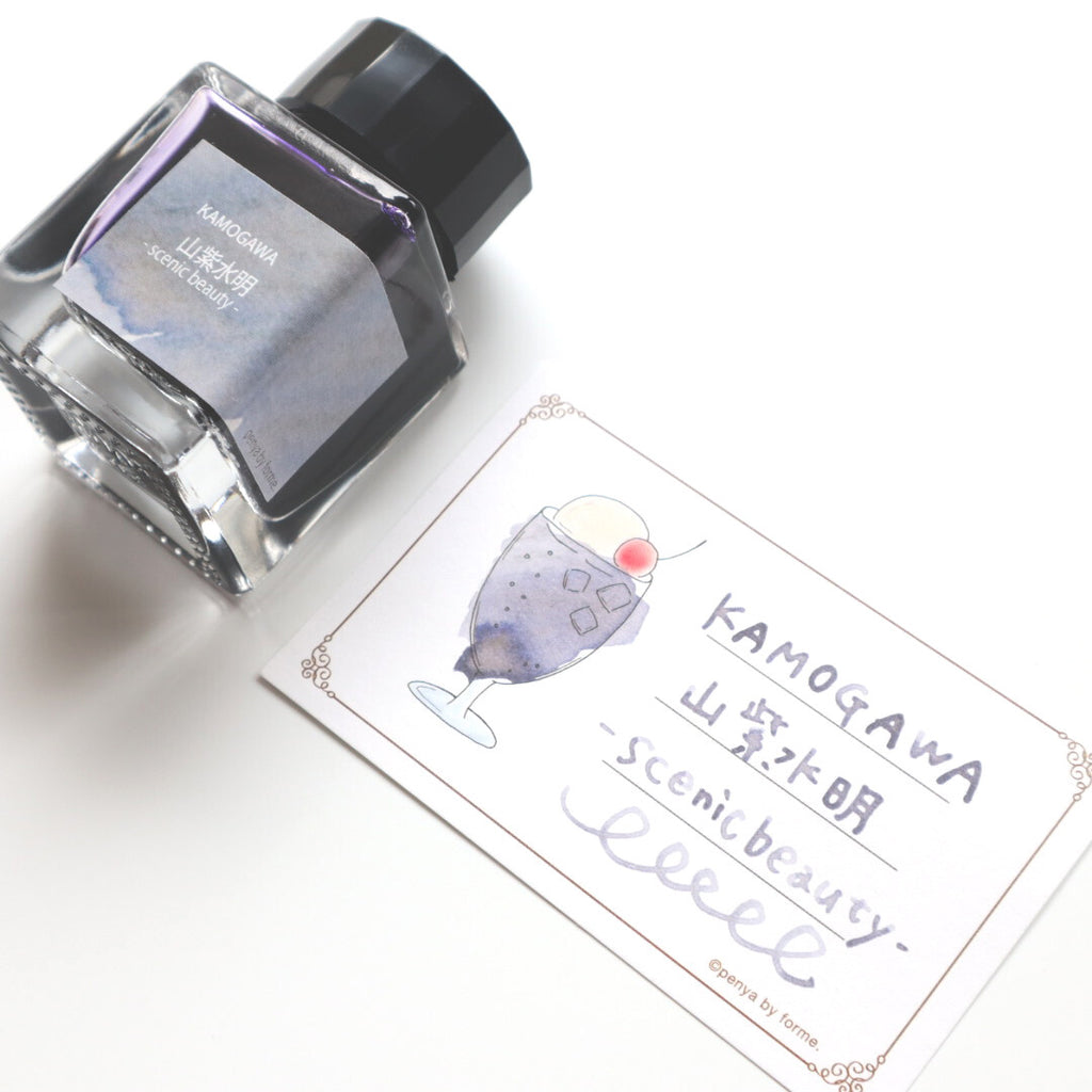 【penya by forme】Cartridge Ink 30ml- KAMOGAWA Suimei- Scenic Beauty