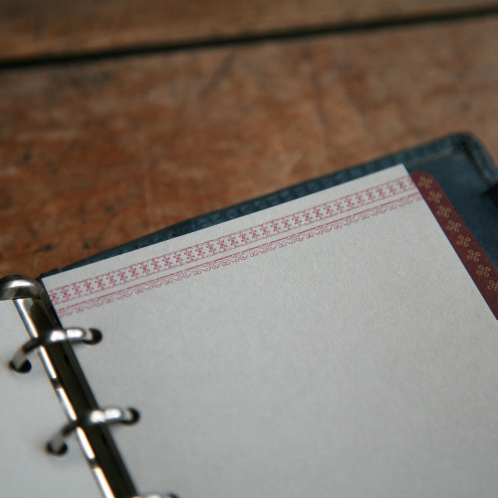 [Kohunkan Kappansho]Retro Pattern Series-Pocket Size & Mini 5 Loose Leaf Refill