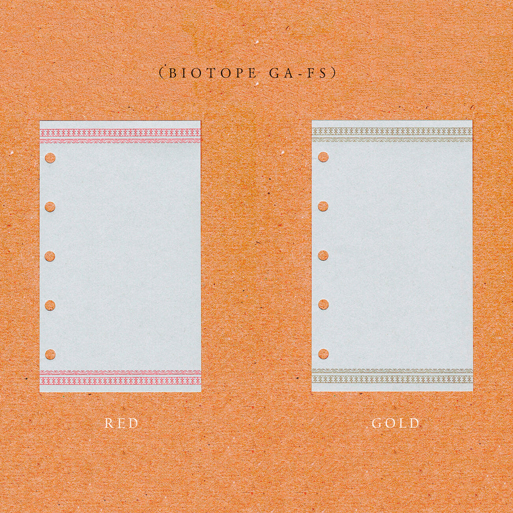 [Kohunkan Kappansho]Retro Pattern Series-Pocket Size & Mini 5 Loose Leaf Refill