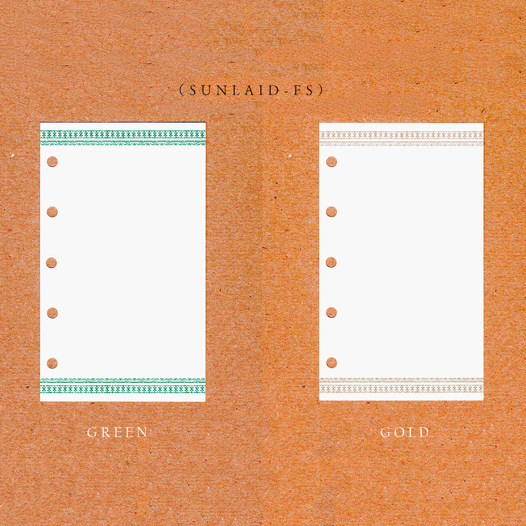 [Kohunkan Kappansho]Retro Pattern Series-Pocket Size & Mini 5 Loose Leaf Refill