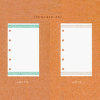 [Kohunkan Kappansho]Retro Pattern Series-Pocket Size & Mini 5 Loose Leaf Refill