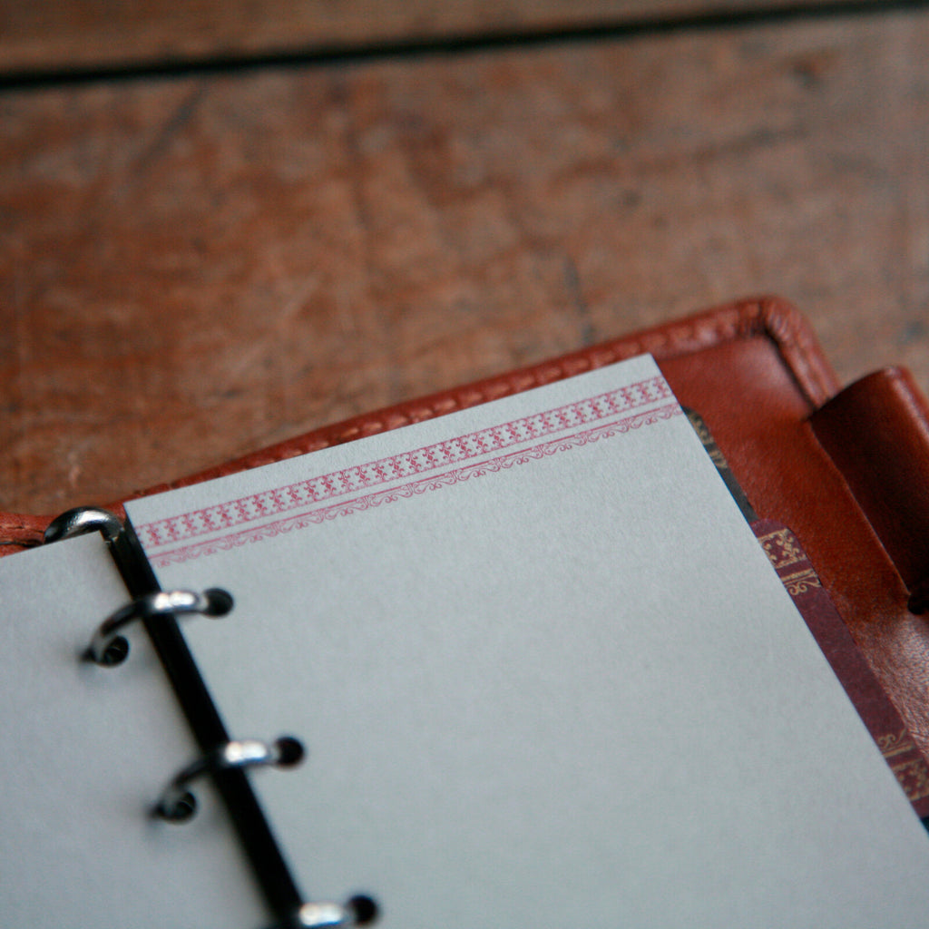 [Kohunkan Kappansho]Retro Pattern Series-Pocket Size & Mini 5 Loose Leaf Refill
