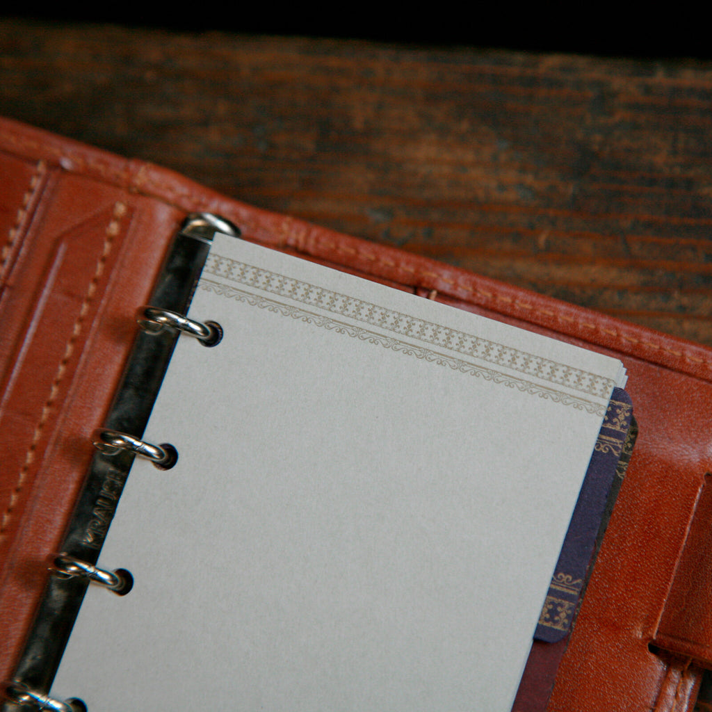 [Kohunkan Kappansho]Retro Pattern Series-Pocket Size & Mini 5 Loose Leaf Refill