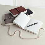Leather Covered Handmade Paper Notebook