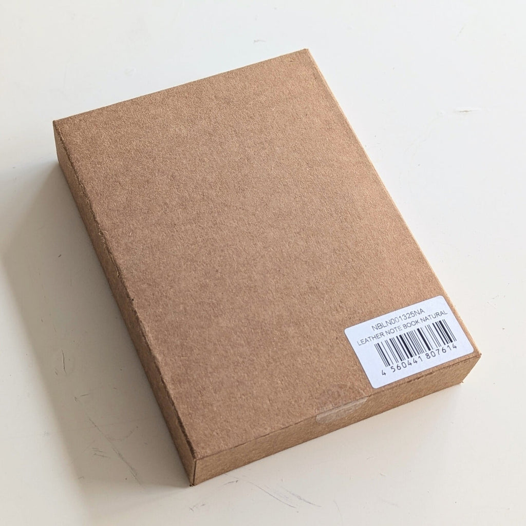 Leather Covered Handmade Paper Notebook