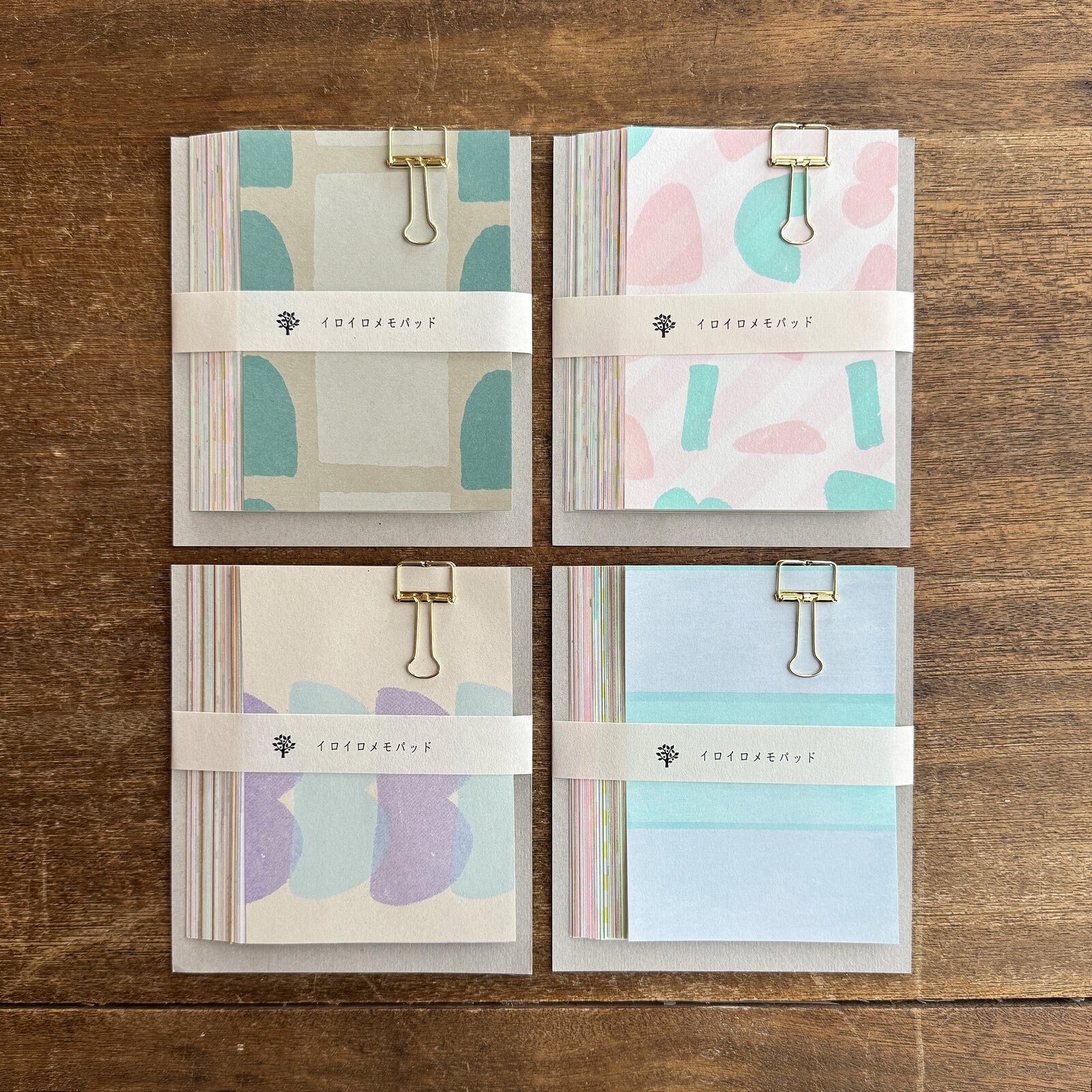 【Mizushima】IROIRO Memo Pad - Pastel