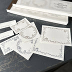 OEDA LETTERPRESS - 3 Label Book Memo Pad- Floral Frame