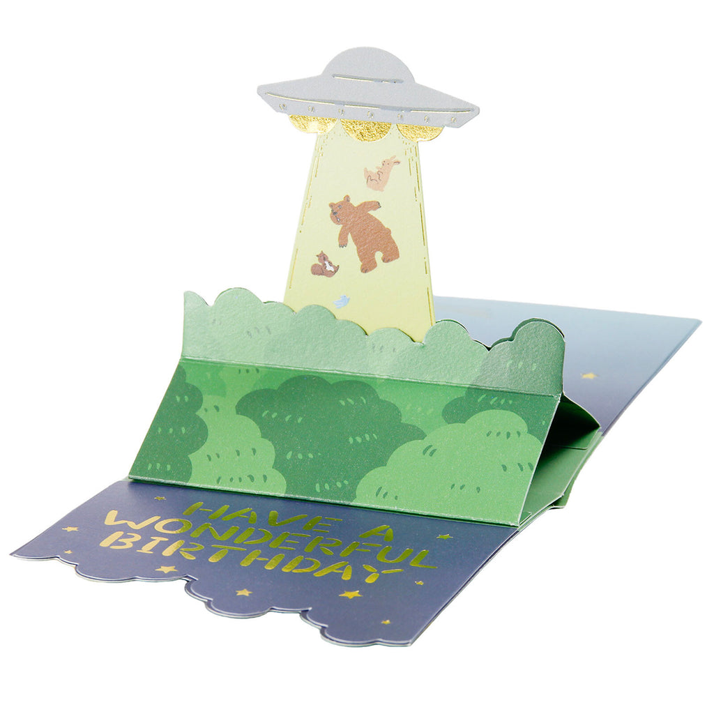 [Greeting Life] Birthday Pop-Up Card – UFO