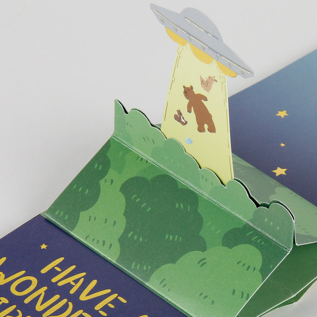 [Greeting Life] Birthday Pop-Up Card – UFO