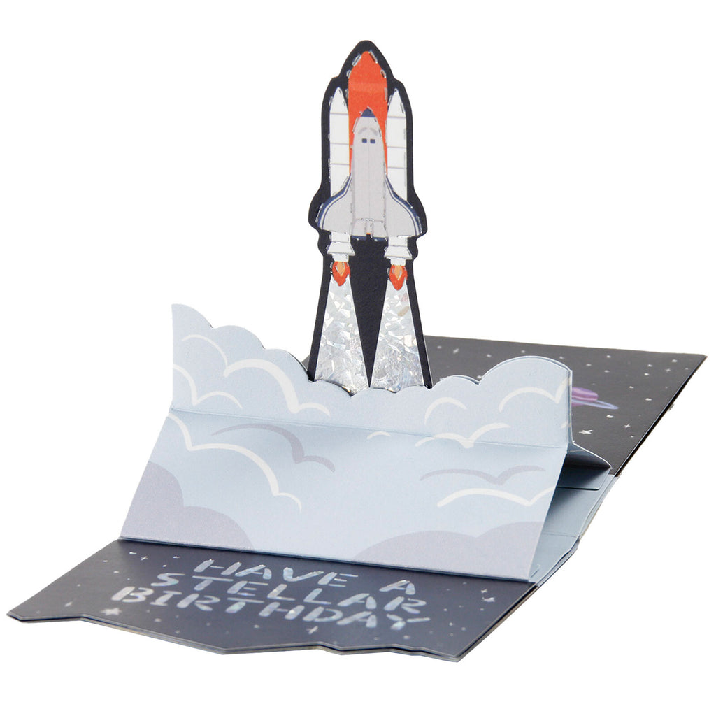 [Greeting Life] Birthday Pop-Up Card – Rocket