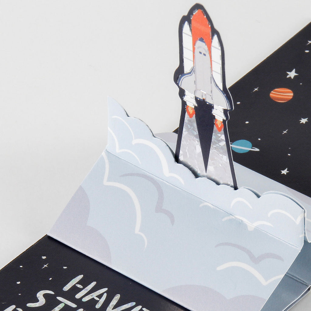 [Greeting Life] Birthday Pop-Up Card – Rocket