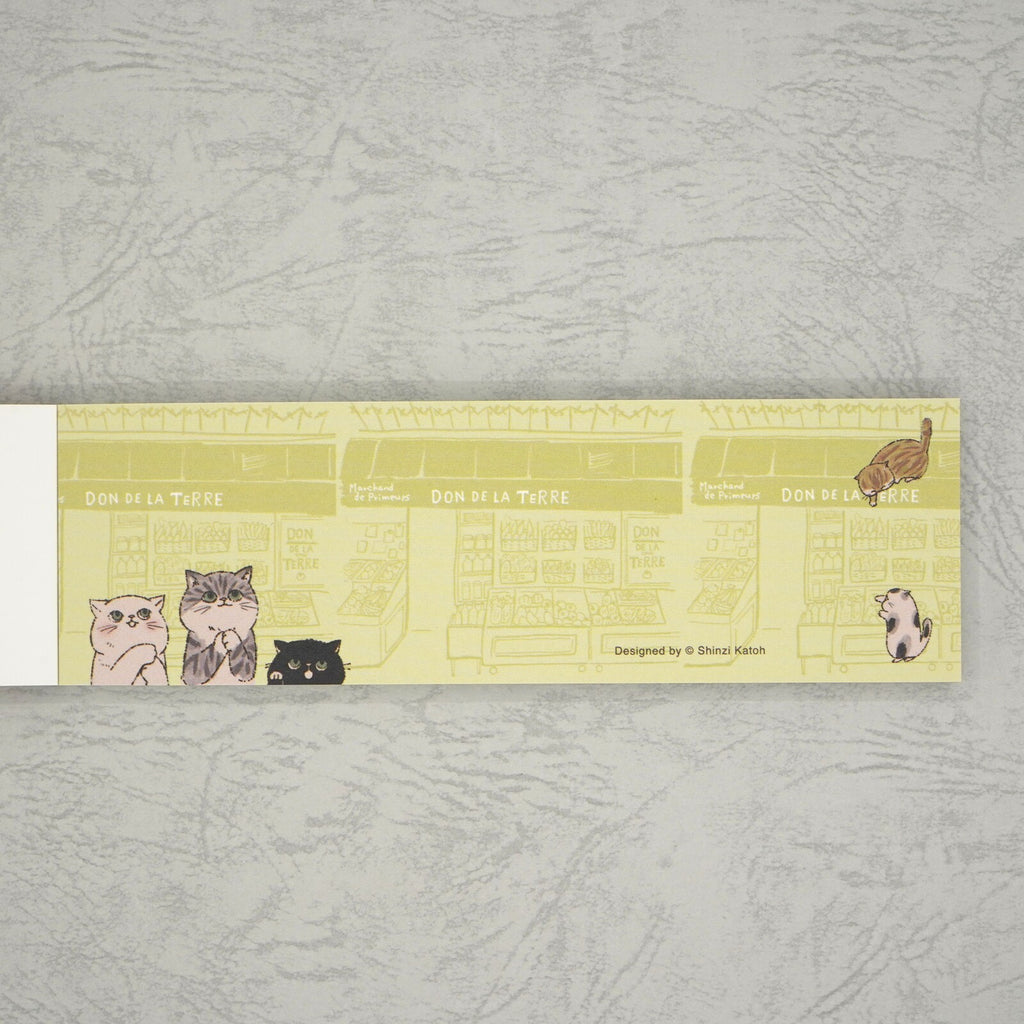 [Kinose Printing] Memo Pad – My Dear Cats (Paris)