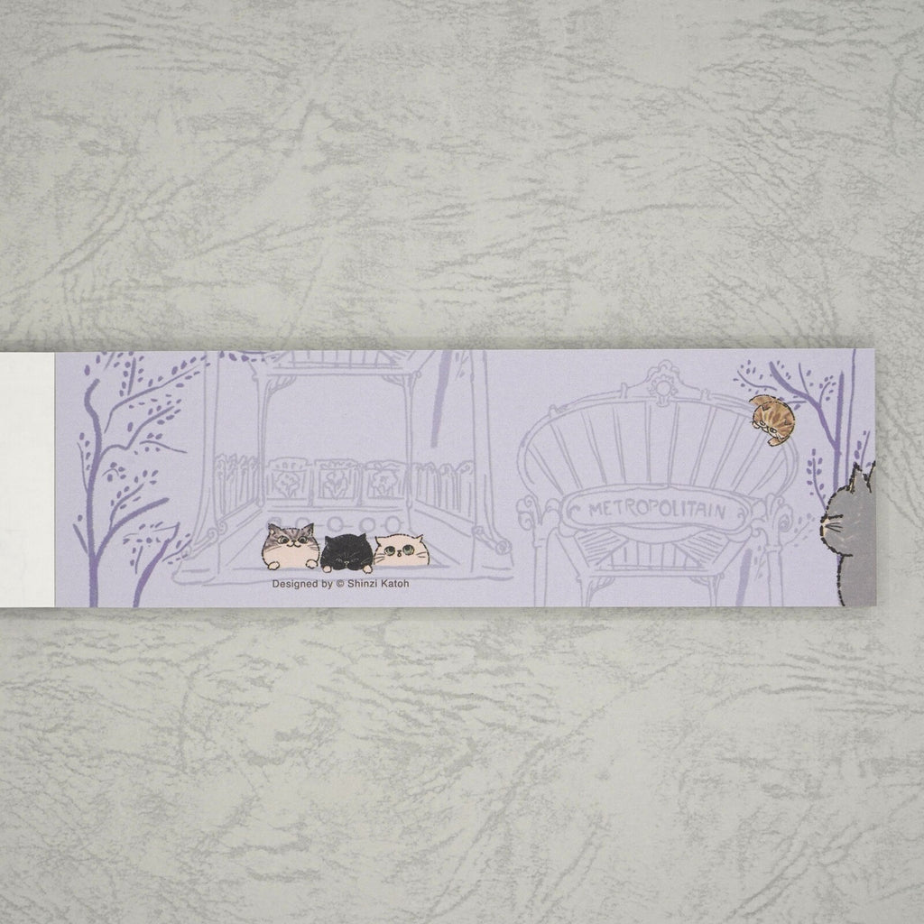 [Kinose Printing] Memo Pad – My Dear Cats (Paris)