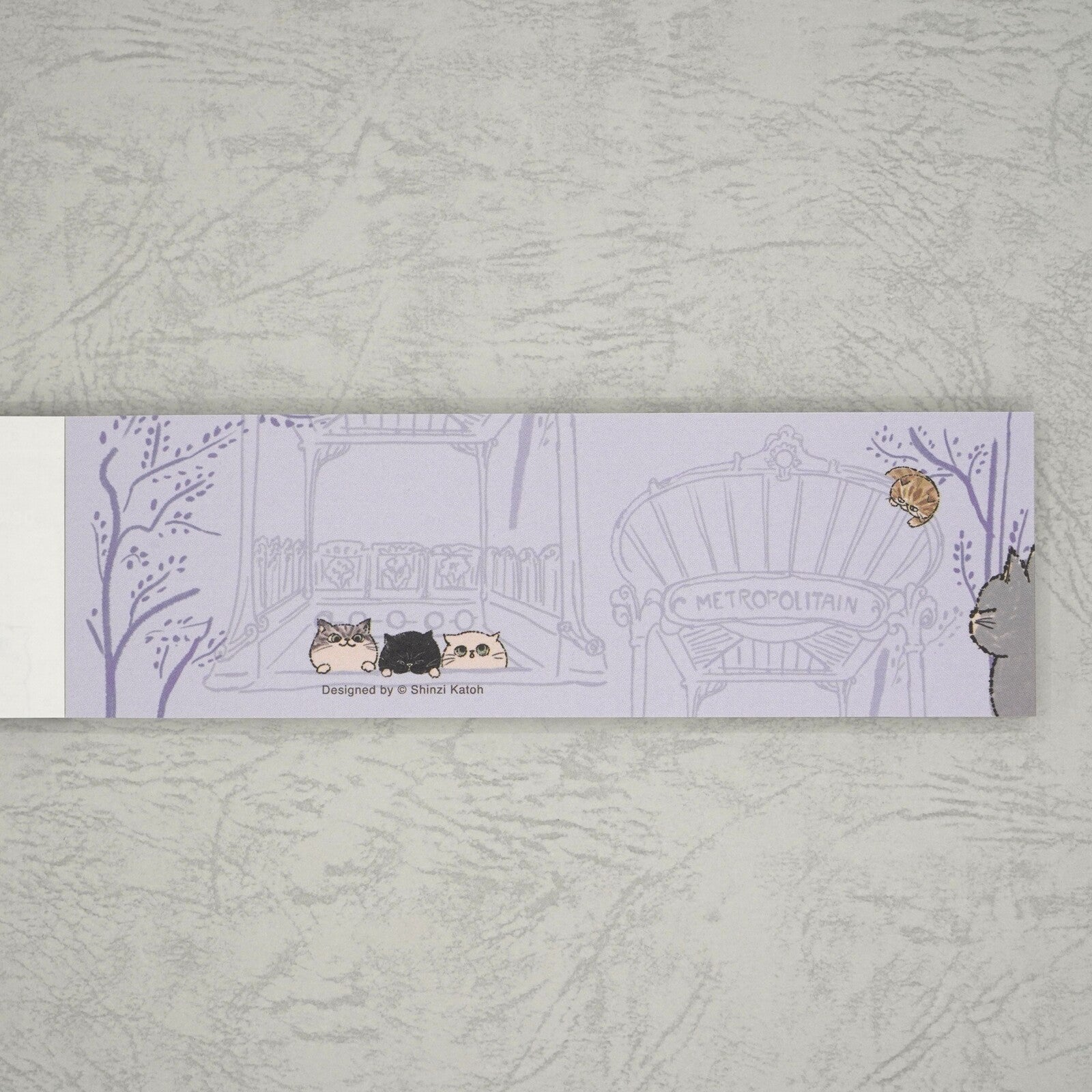 [Kinose Printing] Memo Pad – My Dear Cats (Paris)