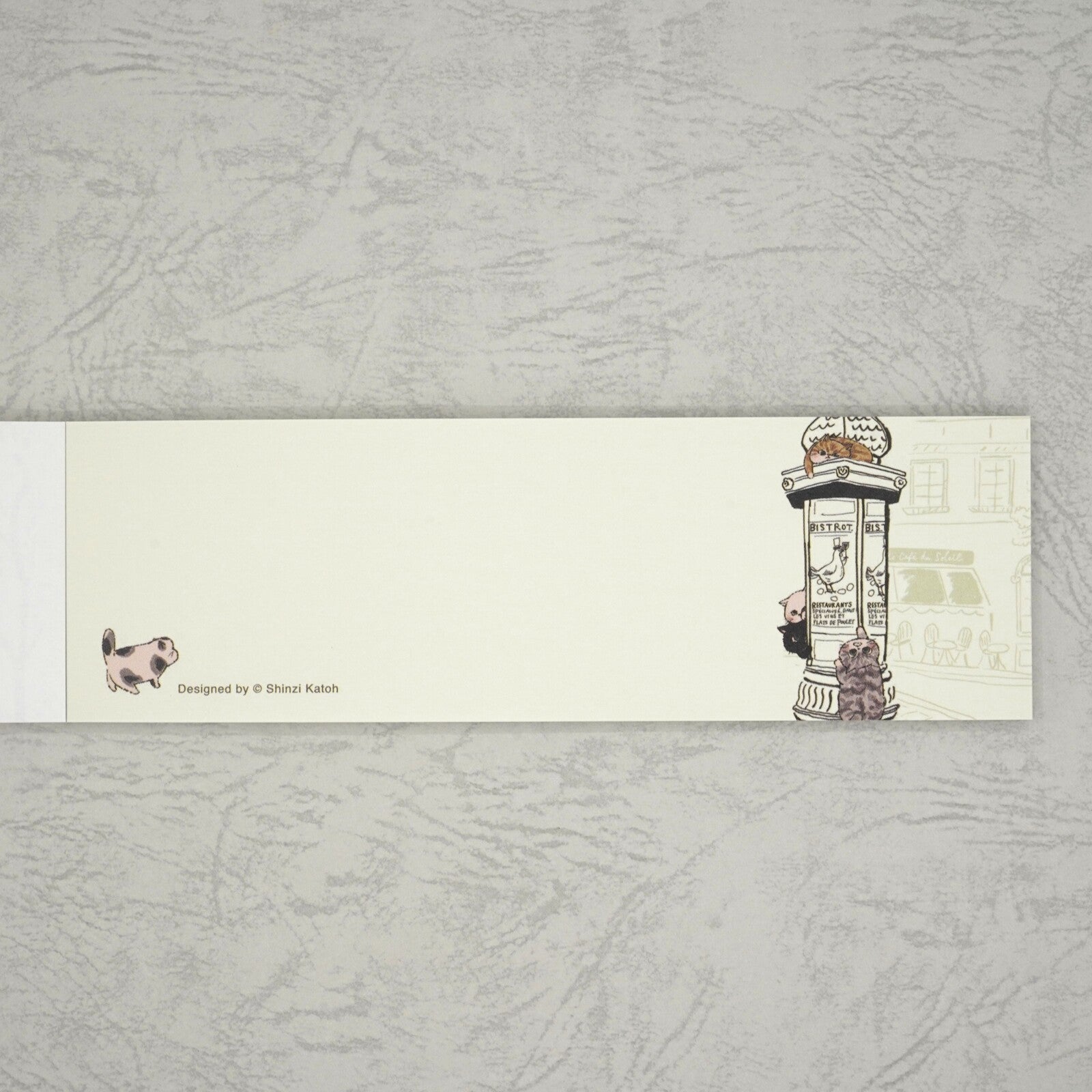 [Kinose Printing] Memo Pad – My Dear Cats (Paris)