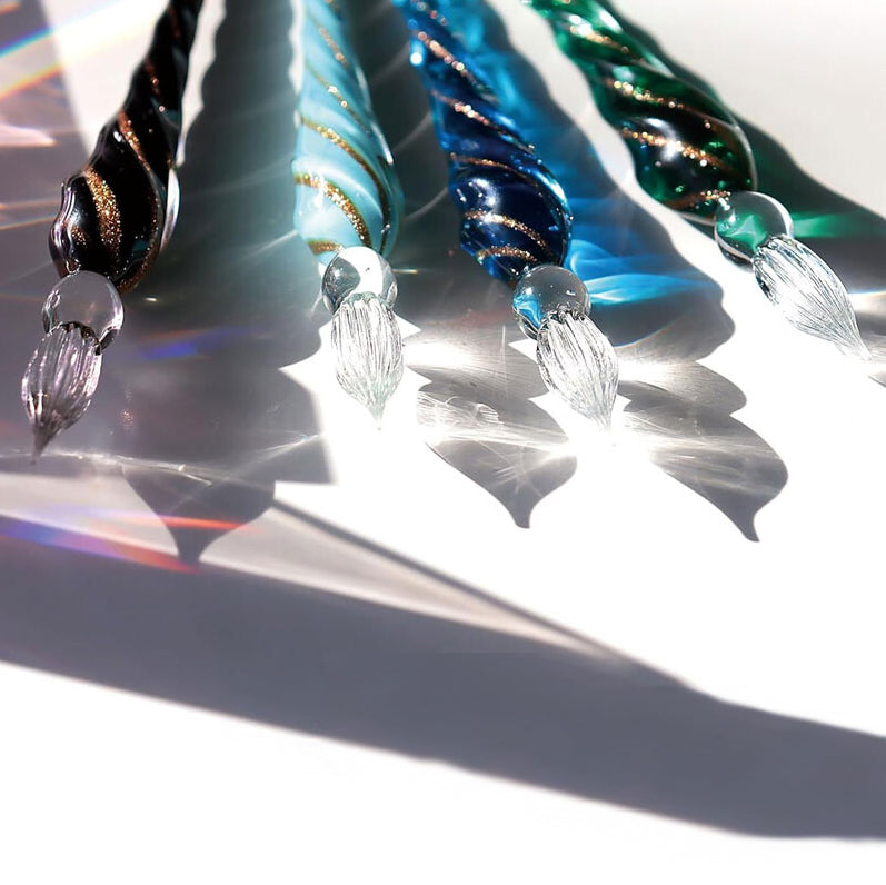 【Teranishi Chemical】"Twisted Candle" Glass Dip Pen