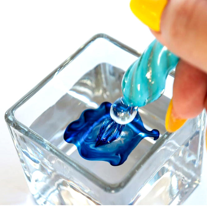 【Teranishi Chemical】"Twisted Candle" Glass Dip Pen