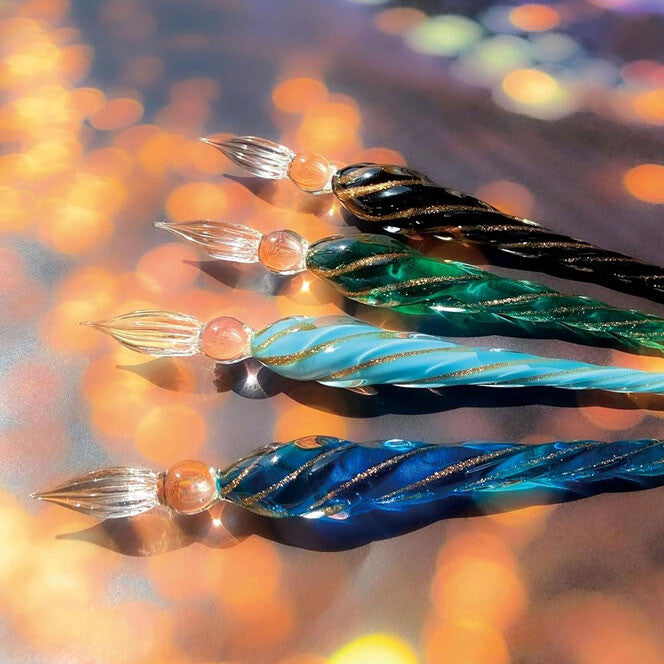 【Teranishi Chemical】"Twisted Candle" Glass Dip Pen