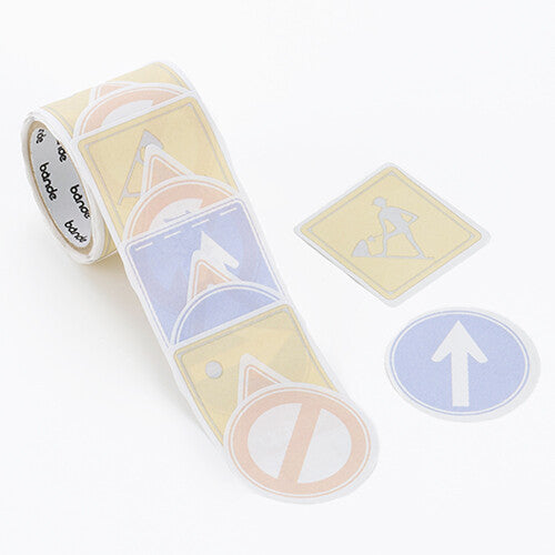 【Cozyca Products】Masking Roll Stickers- Signs (Japanese Street Signs)