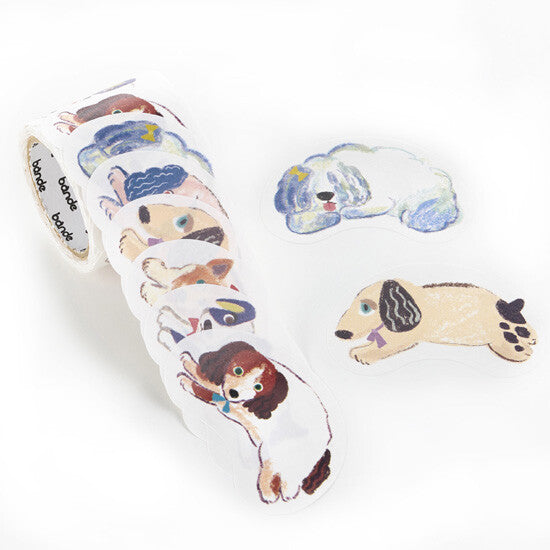 [Bande] Masking Roll Stickers- Running Dog