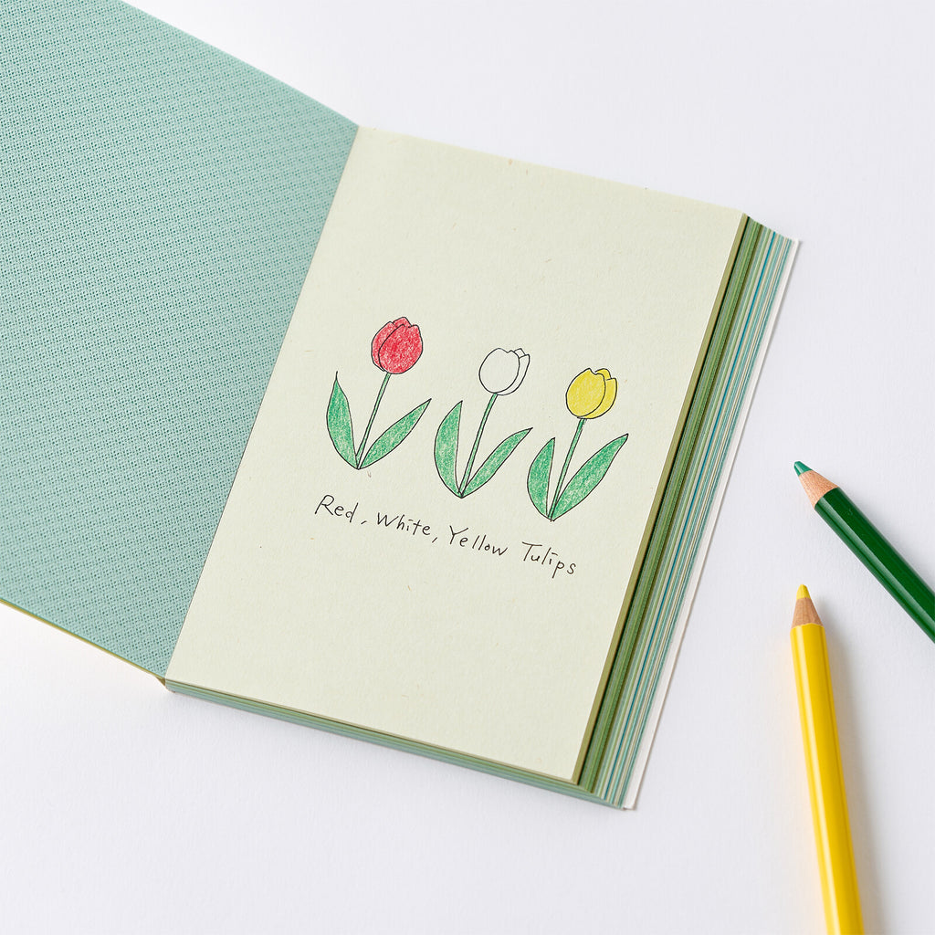 TAKEO- SIKI Memo Pad- Young Leaves