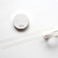 【forme】Gold Foiled Slim Washi Tape- Dot