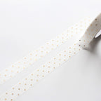 【forme】Gold Foiled Slim Washi Tape- Dot