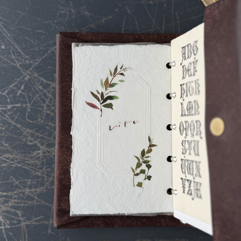 【OEDA LETTERPRESS】Emboss Sticker Box