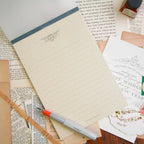 【Kohunkan Kappansho】 Letterpress Retro Pattern Series- Letter Pad-Gold