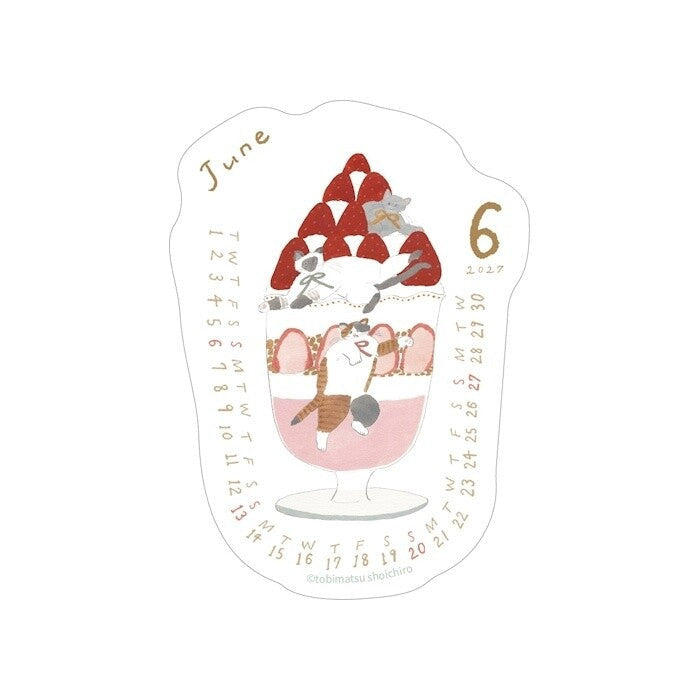 FURUKAW SHIKO X Tobimatsu Shoichiro -2027 Sticker Calendar