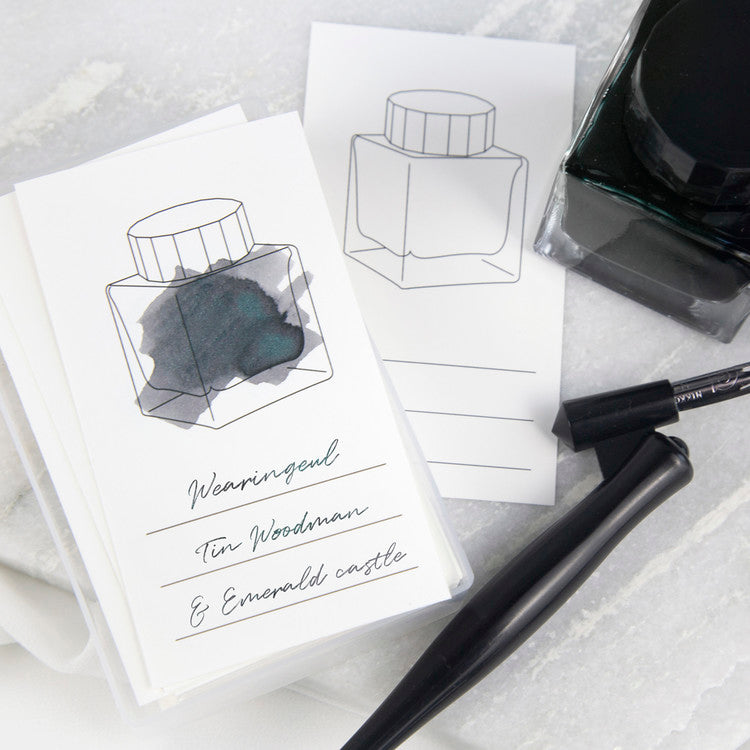 Wearingeul- Ink Color Chart Card- Vertical