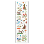 NB-Gold Outline Edge Sticker Sheet- Mushroom
