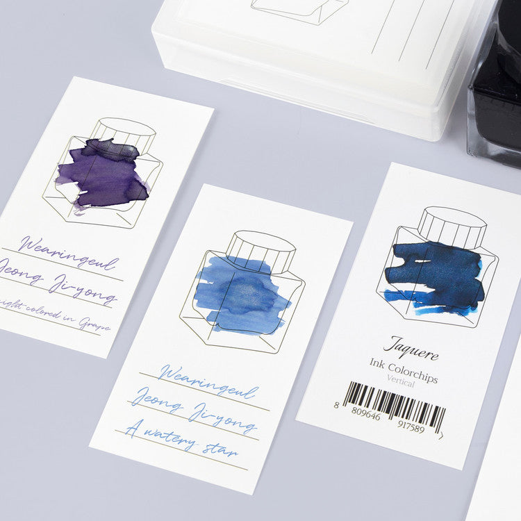Wearingeul- Ink Color Chart Card- Vertical