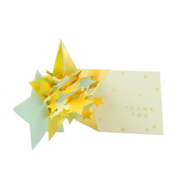 Thank you pop-up card | Star