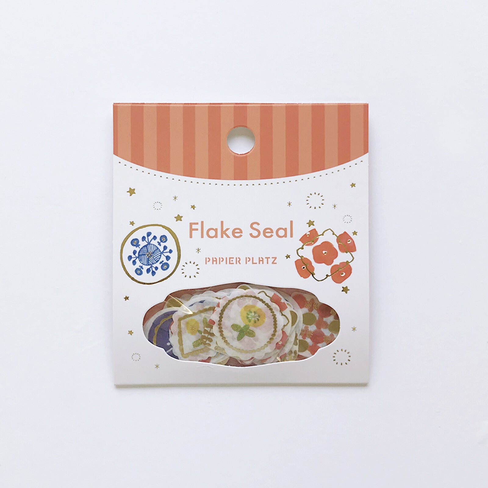 Planner Flake Sticker- Flake Flower Seal-Nordic