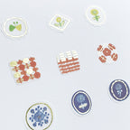 Planner Flake Sticker- Flake Flower Seal-Nordic