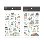 MU Print-on Transfer Sticker- Travel Map(Pro / 067)