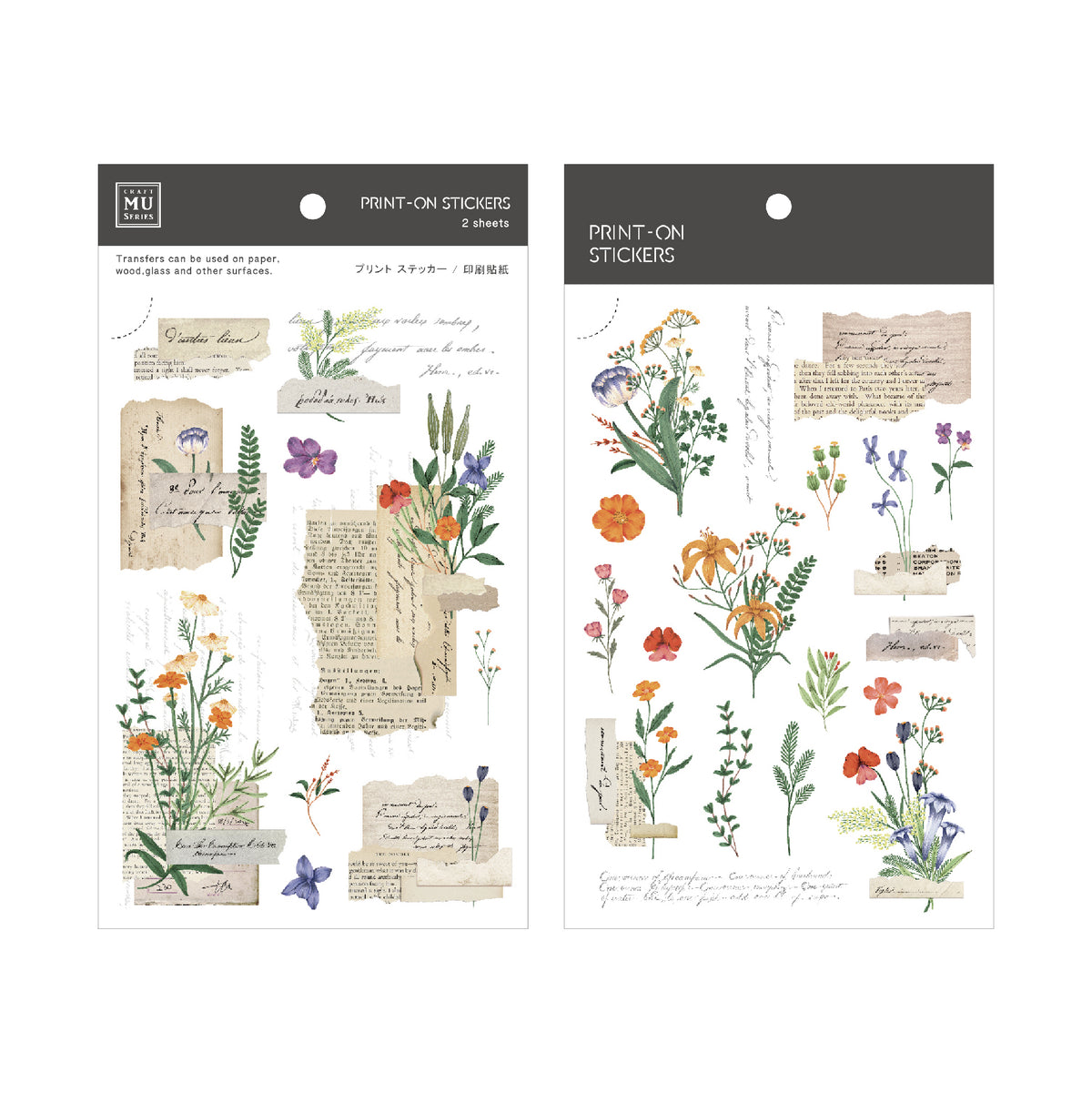 MU Print-on Transfer Sticker-Whispers of the Flowers (Pro / 213)