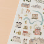 MU Print-on Transfer Sticker- Travel Map(Pro / 067)