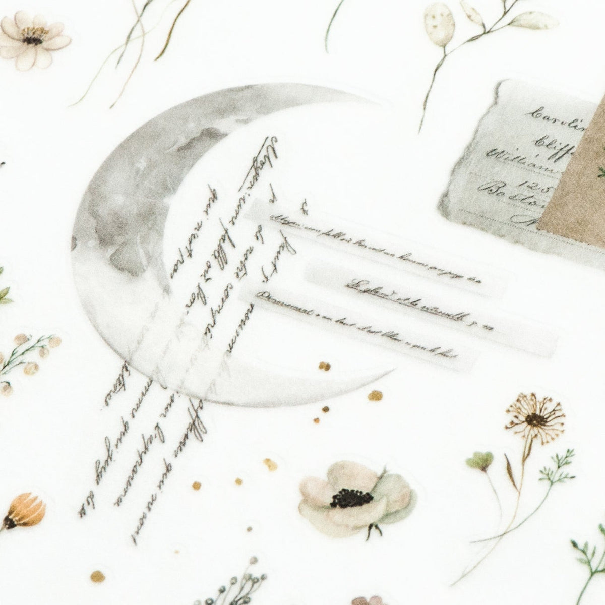 MU Print-on Transfer Sticker-White Moonflower Fragrance (Pro / 200)