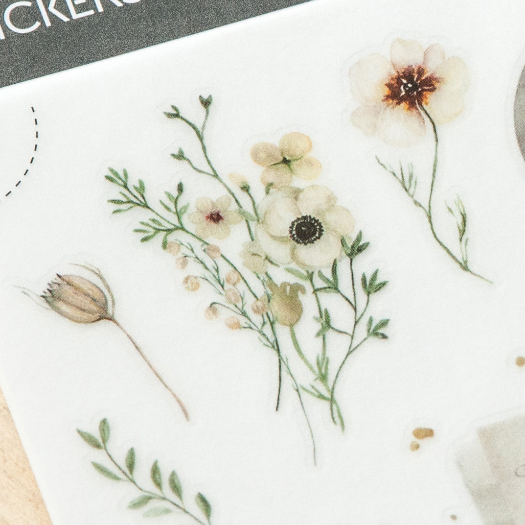 MU Print-on Transfer Sticker-White Moonflower Fragrance (Pro / 200)