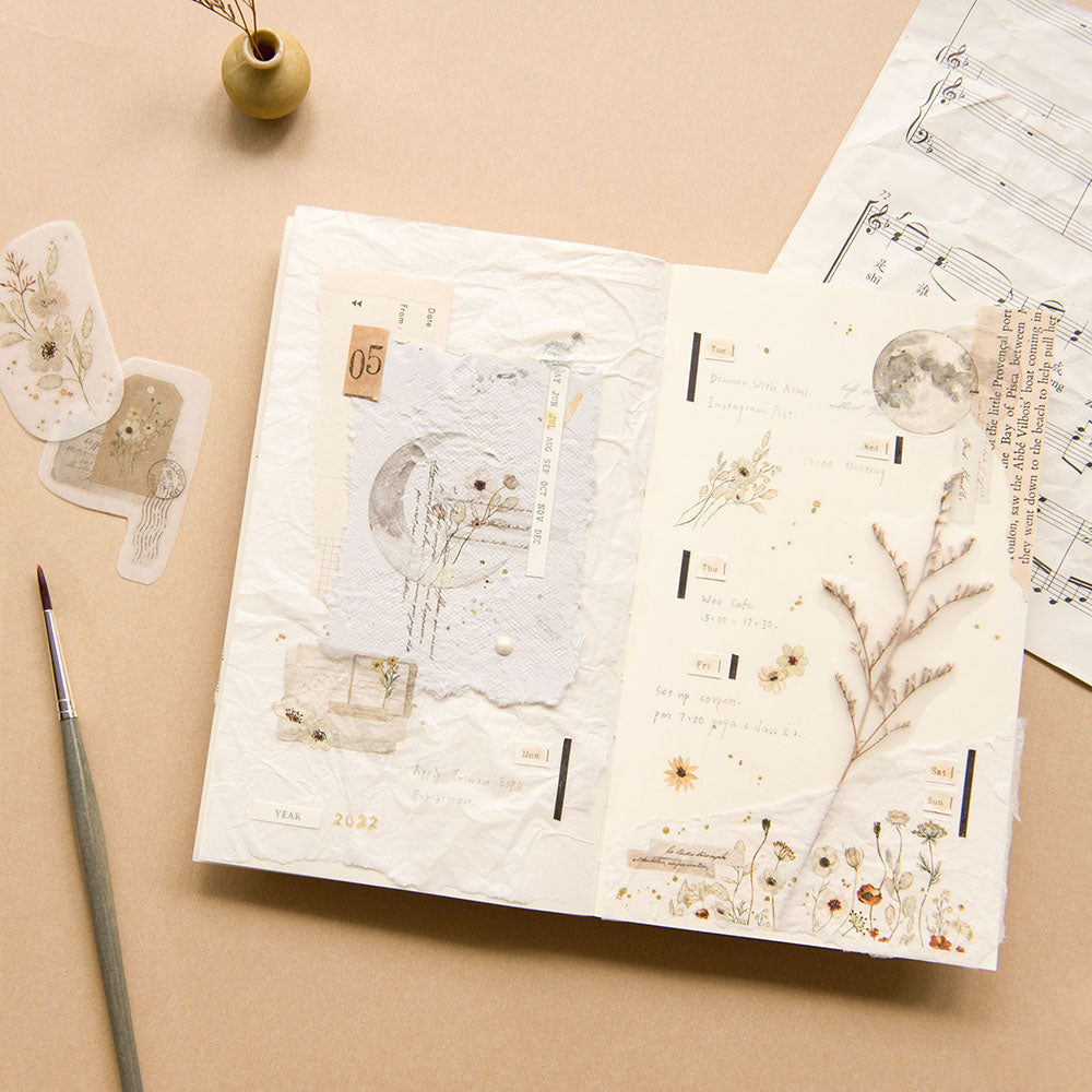 MU Print-on Transfer Sticker-White Moonflower Fragrance (Pro / 200)