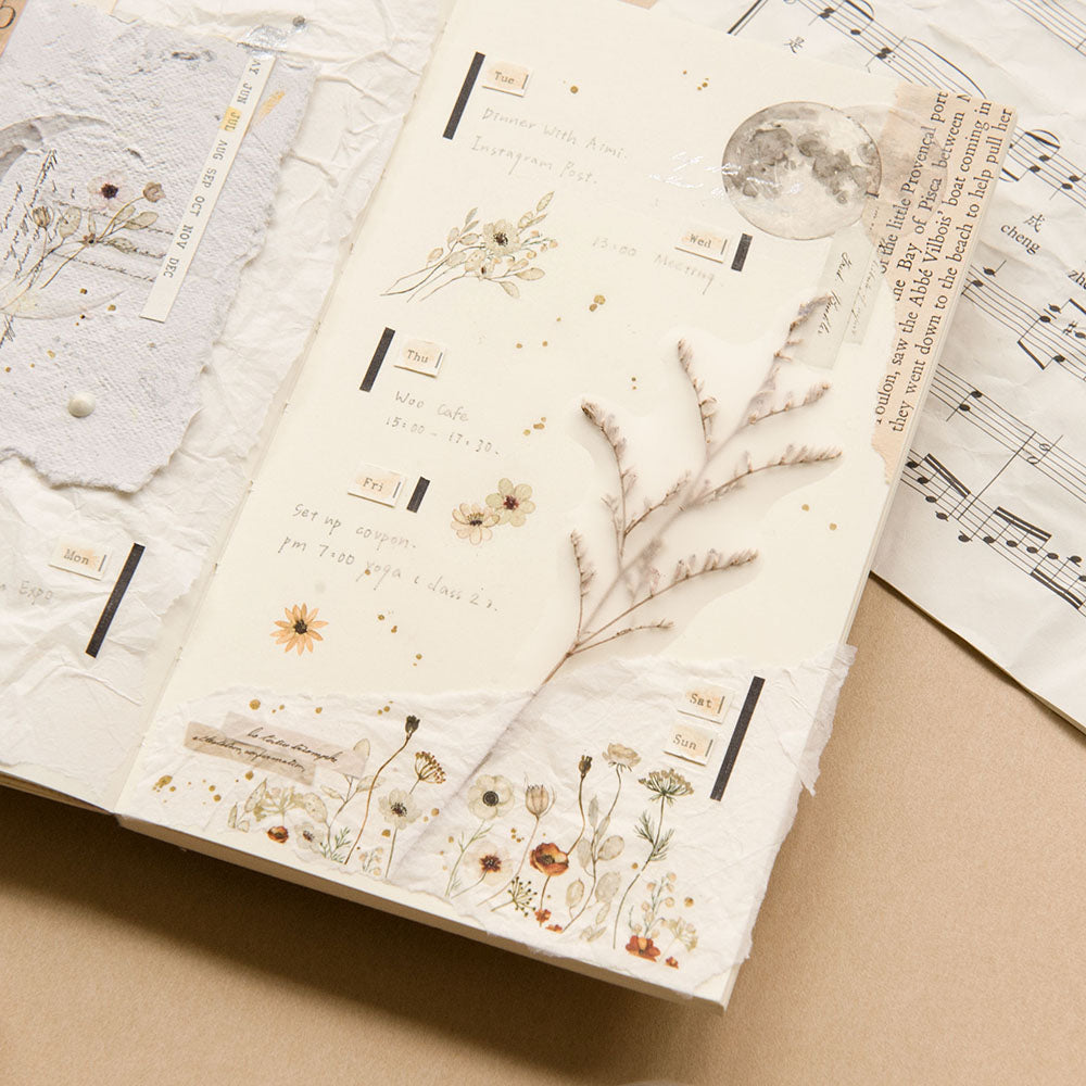 MU Print-on Transfer Sticker-White Moonflower Fragrance (Pro / 200)