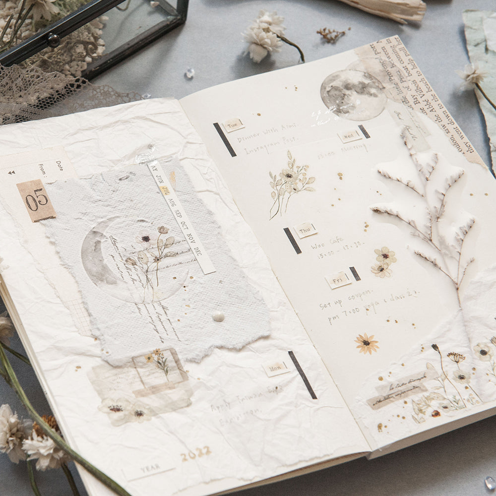 MU Print-on Transfer Sticker-White Moonflower Fragrance (Pro / 200)