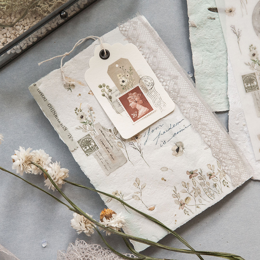 MU Print-on Transfer Sticker-White Moonflower Fragrance (Pro / 200)