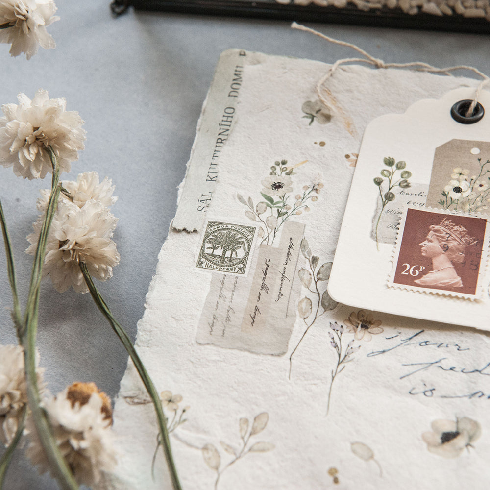 MU Print-on Transfer Sticker-White Moonflower Fragrance (Pro / 200)