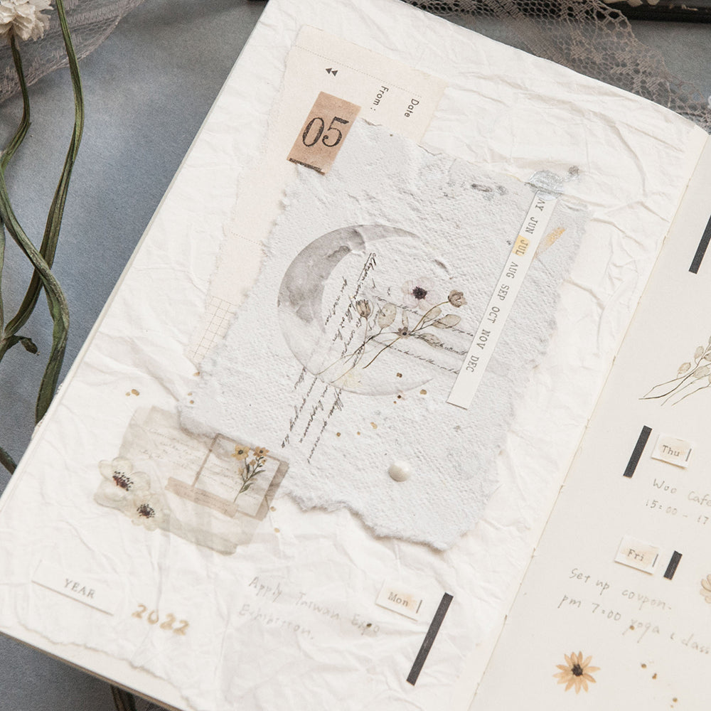 MU Print-on Transfer Sticker-White Moonflower Fragrance (Pro / 200)